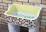 SS-BS-147昭和レトロなタイル流し台SSサイズSS-BS-147 タイル流し シンク防水タイプ内部使用可
