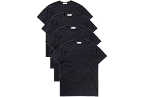 [Macoking] tシャツ メンズ 半袖 無地 吸汗 速乾 インナーシャツ おおきいサイズ セット クルーネック 厚手 4枚組 3枚組 綿100％