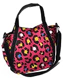 【D10】 ショルダー付き 2WAY マザーズバッグ 斜め掛け ママバッグ ■MAMA-TOTE2■(RedLeopard)