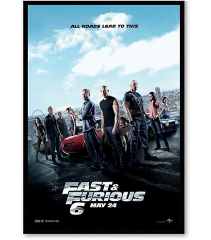 Amazon.co.jp: 映画ポスター ワイルドスピード 7 スカイミッション SKY