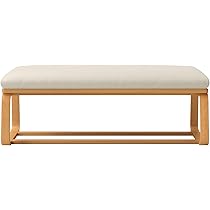 無印良品　リビングでもダイニングでもつかえるベンチ1 アーム 椅子　デニム生地 Amazon｜無印良品 リビングでもダイニングでもつかえるベンチ・1