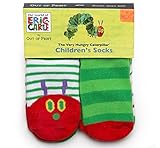 【Out of Print】 Eric Carle / The Very Hungry Caterpillar Toddler Socks (4-Pack)