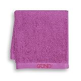 GUND Bear Essential Ringspun Face Towel, Raspberry, 12'' By 12'' by GUND