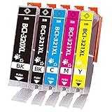 キャノン用321 320 インクカートリッジ BCI-321XLインク（BK/C/M/Y）+BCI-320XL互換インク 合計5本セット （大容量/増量/残量検知/個別包装/） 【対応機種】PIXUS MP990・PIXUS MP980・PIXUS MP640・PIXUS MP630・PIXUS MP620・PIXUS MP560・PIXUS MP550・PIXUS MP540など