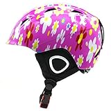 BeBeFun Toddler and Kids Snow Sports Helmet Age 3-7 and 8-15 year with Mini Visor-Pink [並行輸入品]