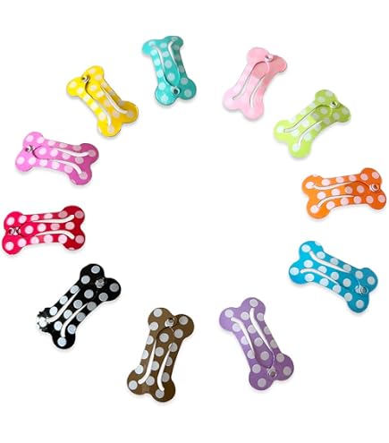 Amazon | Hitasi ペットヘアピン 犬 猫用髪飾り ペット用ヘアクリップ
