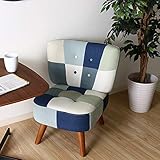 不二貿易 61375 ソファ1p デイジー デニムパッチワーク