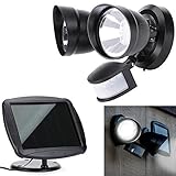 Solar Powered Motiom Sensor 36 LED Garage Sensor Security Flood Light [並行輸入品]