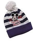 ミッキーマウスMickey Mouse "1928" オフィシャル冬用フリース耳フラップニット帽ビーニー（0～2歳）  - ディズニーオフィシャルグッズ