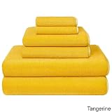 Welspun USA Inc Amazeクイックドライタオル6点セットTangerine