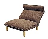 大川家具 関家具 1人掛けチェア (幅約78cm/素材布) ブラウン色 175341