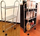 W-4158 スリムワゴン 幅17.5cm X 奥行42.5cm X 高さ85cm