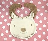 LOVE BABYいのししシリーズ☆スタイ（完成品）約20Ｘ20cmオーガニックコットン＆刺繍入【亥年　出産祝】