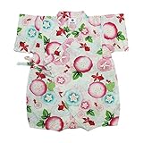 【SiShuNon/SKAPE】和花・金魚甚平オール エスケープ 女の子 和花 金魚 総柄 夏祭り お祭り 甚平 カバーオール 80 1 ホワイト