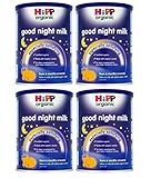 HiPP(ヒップ)organic good night milk・有機原料使用・オーガニックシリアル添加粉ミルク 【6カ月から】 350g x 4缶セット