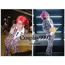 【レア✨】hide　衣装　コスプレ　hide DOUBT Amazon.co.jp: X JAPAN ☆コスプレ衣装 hide 赤黒 細身 エナメル