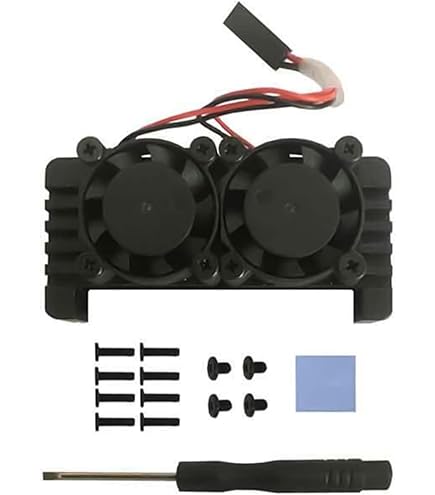 オーバーヒート商品② Amazon.co.jp: Raspberry Pi 用Zero 2 W用デュアル冷却ファン付き