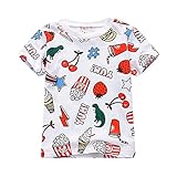 Cutelove 子供服 Tシャツ 半袖 シャツ ショートスリーブ プリント柄 ベビー 男の子 夏 可愛い 素敵 ボーイズ