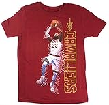Lebron James Cleveland Cavaliers Nba YouthピクセルPlayer Tシャツ