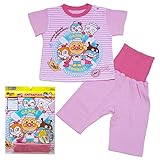 【本体綿100％】2017年 夏物 アンパンマン ニット楊柳 腹巻付き 半袖パジャマ Anpanman ピンク◇80cm