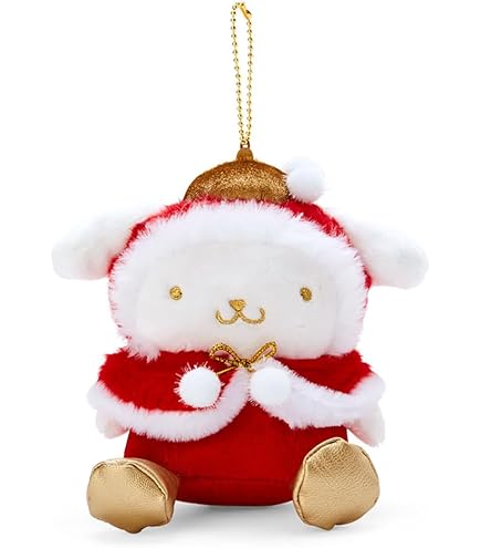 タイムセール［新品レア］ポムポムプリン　サンタマスコット　ポムポムプリンカフェ Amazon.co.jp: サンリオ(SANRIO) ポムポムプリン マスコット