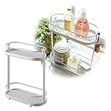 ディスペンサーラック シャワーラック ディスペンサーホルダー バスラック ディスペンサースタンド2段 キリエ ホワイト 07375