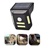 ソーラーパワード4 COB LED PIRモーションセンサー防水壁灯屋外庭ガーデンドライブウェイランプ