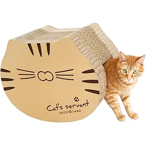 NECO LABO オリジナル商品 ゆらころ 猫 爪とぎ ハウス ベット 段ボール 国産 組立不要