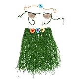 Domybest ベビー服 3点 写真服 ニット 0-6ヶ月 グリーン ハワイアンスカート 男の子 女の子 柔らかく快適 かわいい 写真小道具 出産祝い 百日記念