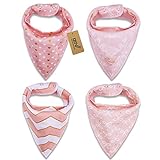 iZiv 4枚ベビービブ【食事用スタイ】防水よだれかけベビー0-2歳（カラー3）