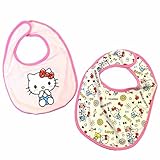 ハローキティ スタイ 2枚組 よだれかけ ベビービブ 女の子 サンリオ j-kuz15ピンク