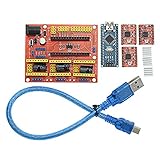 ランフィー　CNC Shield V4 + With Nano 3.0 A4988 Arduino用3軸ステッパドライバボード