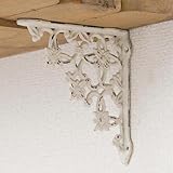 棚受ケ シェルフ アイアンブラケット･フレンチ ホワイト 2個セット ポッシュリビング 62041