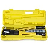Best Choice Products 16 Ton油圧ワイヤCrimper圧着ツール11 Diesバッテリーケーブルラグ端子