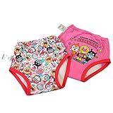 3重層 トイトレトレーニング アンパンマン おむつはずし パンツ【2枚組】 ANPANMAN 肌着 ia5064 80cm ピンク