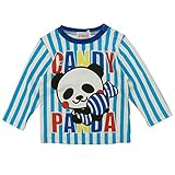 GARACH(ギャラッチ) 天竺10mmピッチストライプ長袖Tシャツ 80cm /ネイビー NO.AH-511404