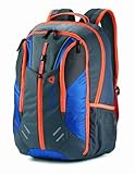 Reebok Axel Backpack, Electric Blue/Gravel Grey/Shock Orange, One Size [並行輸入品]
