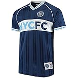 New York City FC MLSメンズペナルティキックVネックTシャツジャージー M