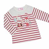 アンパンマンガール 長袖Tシャツ 天竺 ボーダーAライン Anpanman Girl fo-oa3593 90cm レッド