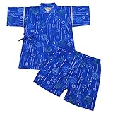 甚平スーツ キッズ ベビー 男の子 子供 夏物 ドラゴン 花火 和柄 水玉 夏祭り fo-jinb 95m No.02