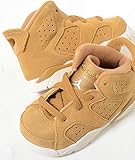 【11-16cm】NIKE AIR JORDAN 6 RETRO TD ナイキ エア ジョーダン 6 レトロ TD ライトブラウン キッズ 子供靴 スニーカー 384667-705 12cm,-
