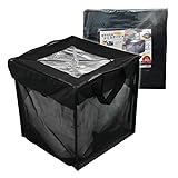 ゴミステーション 折りたたみ式 90L ごみネット 屋外用 カラスよけ カラス対策 カラスよけネット 1～4人用 ゴミ箱 ごみ収集箱 メッシュボックス 防鳥ネット 野良猫 大容量 組立簡単 軽量 省スペース (ゴミステーション単品)