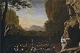 The Perfect Effectキャンバスの油絵' Swanevelt Herman Van Paisaje Con San Bruno 1636 38」、サイズ30 x 45インチ/76 x 1