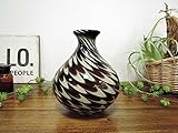 フラワーベース ブラウン S 花器 花瓶 緑 ガラス シンプル アンティーク おしゃれ インテリア モダン 北欧 アジアン雑貨