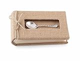 Mud Pie Burlap Spoon Photo Album by Mud Pie [並行輸入品]
