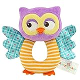 Shake It Baby 。アクティビティベビーRattle、o-shapedソフトPlush Owlおもちゃ、ハンドルおもちゃ教育玩具