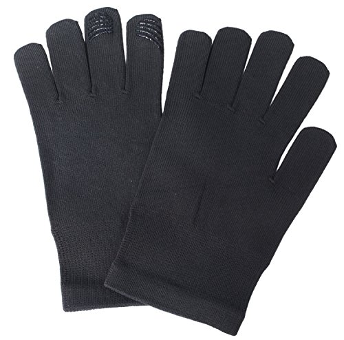 イチーナ 【日本製・男女兼用】 指先スベリ止め加工 ピタクロ PAGEUP グレー (フリーサイズ) 5133