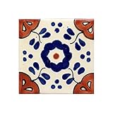 【ノーブランド品】[3月下旬頃～]メキシカンタイル10ｃｍ角6枚セット R2151N