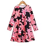 Tovadoo ワンピース 子供服 女の子 クリスマス衣装 漫画風 クッキー プリンセス 可愛い おしゃれ クリスマスパーティー 2-7歳