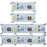 Just Born Zoo Crew Crib Bumper by Triboro Quilt Mfg Co